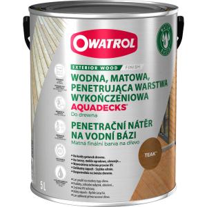 AQUADECKS  5L  HONEY  Wodny olej saturacyjny do każdego gatunku drewna  (1)
